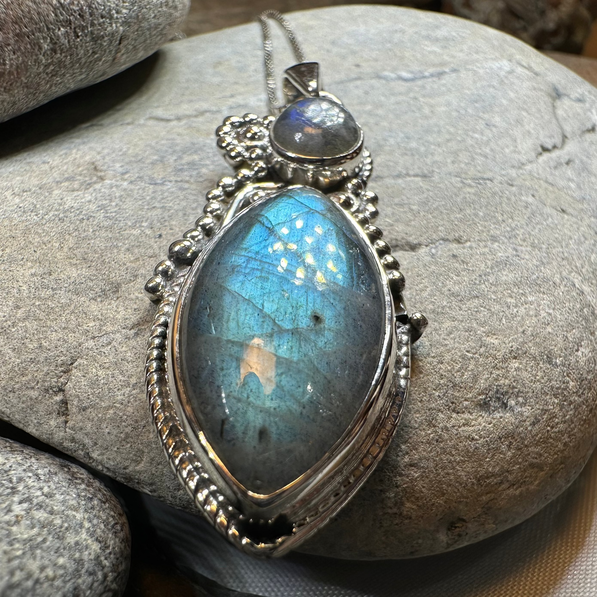 Midnight Sky Labradorite Necklace — view 6