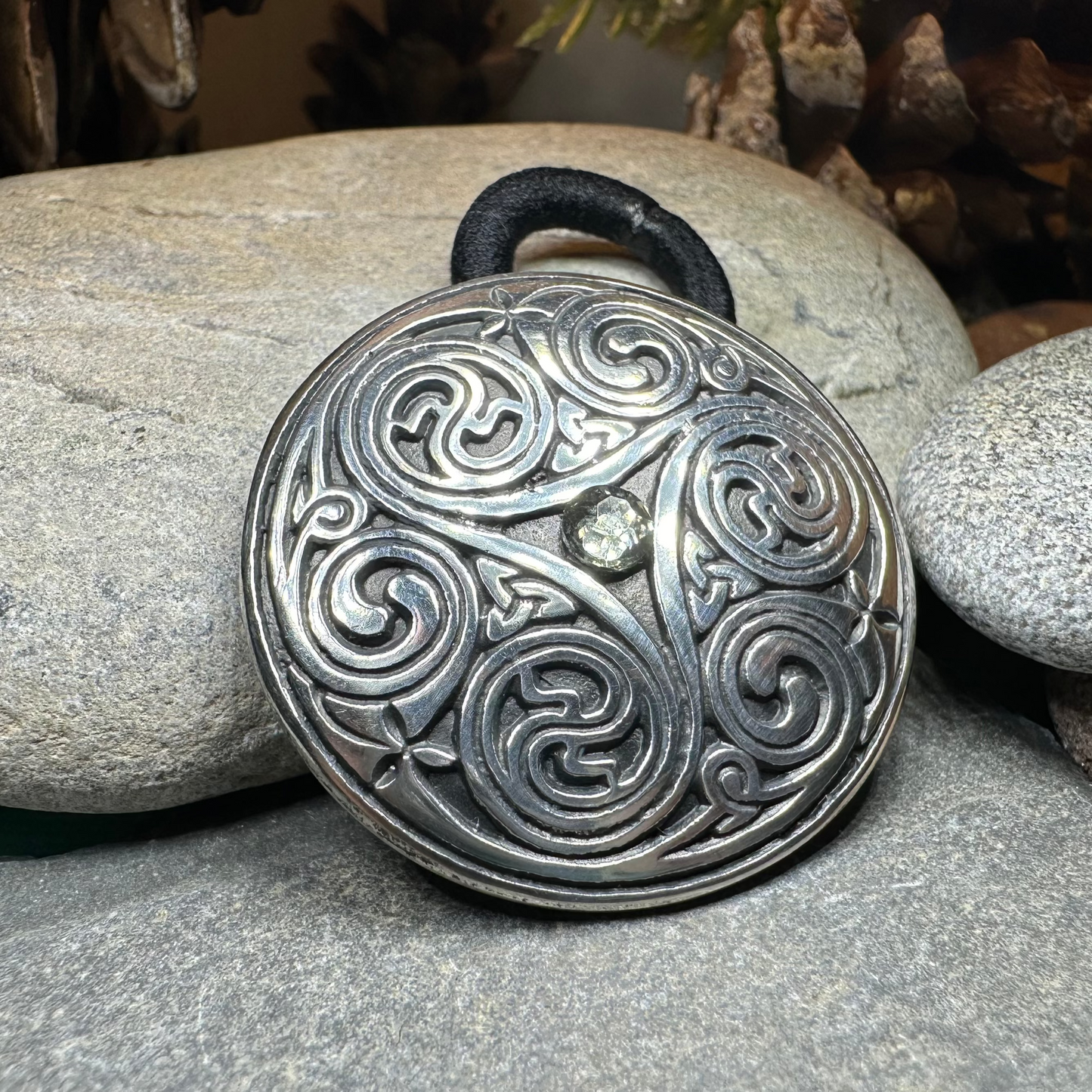Celtic Spiral Ponytail Holder — view 5