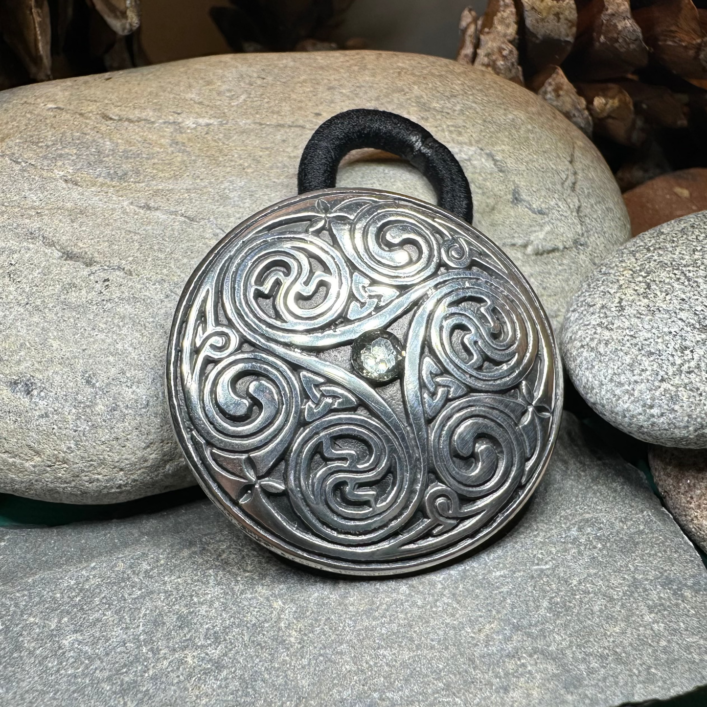 Celtic Spiral Ponytail Holder — view 8