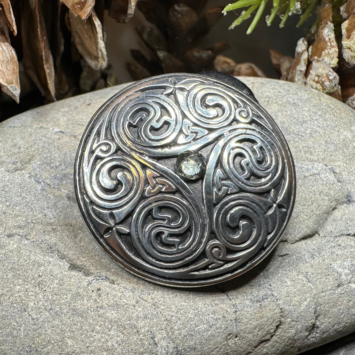 Celtic Spiral Ponytail Holder — view 2