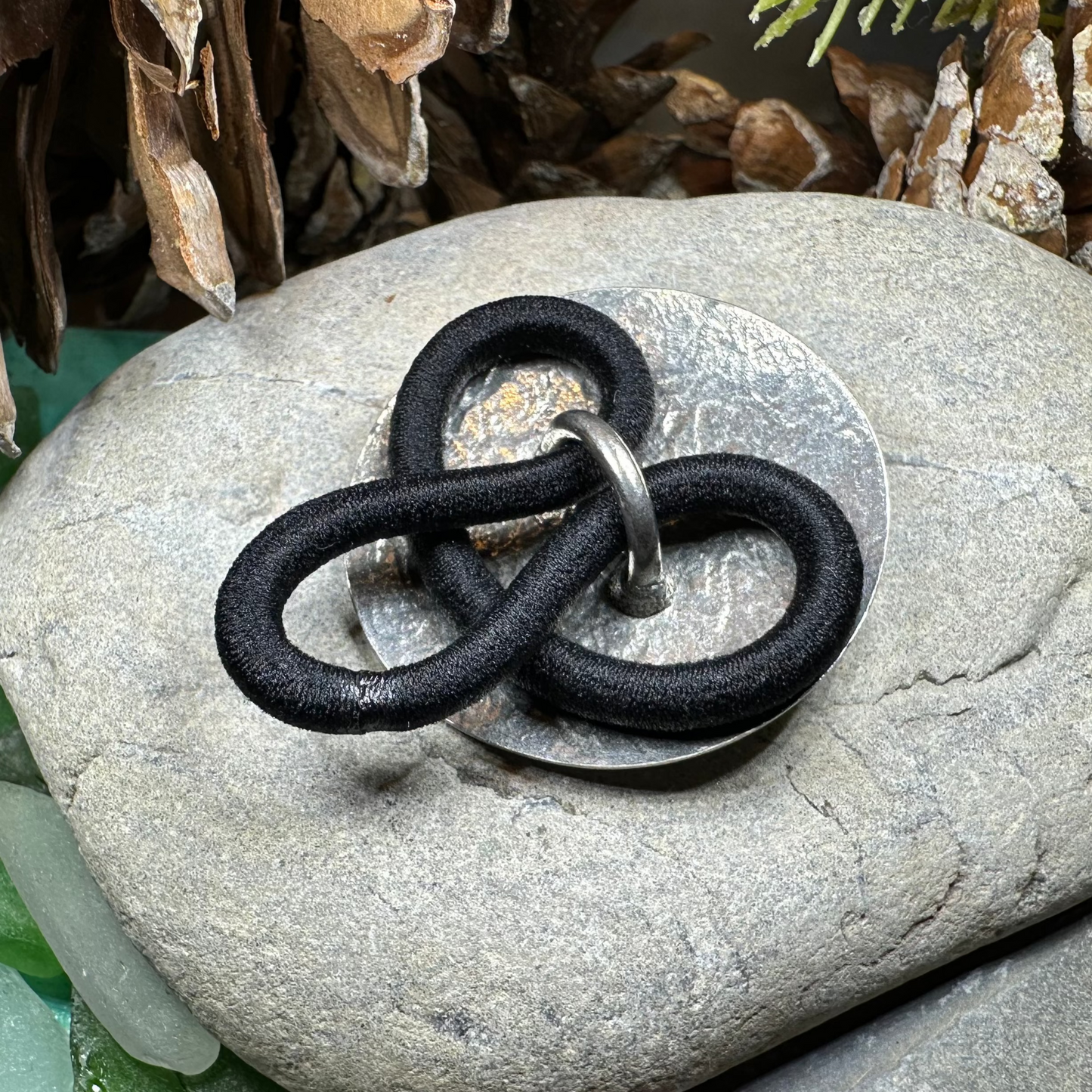 Celtic Spiral Ponytail Holder — view 4