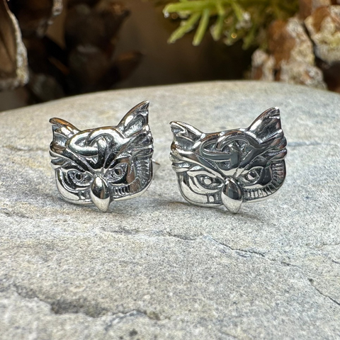 Load image into Gallery viewer, Lyssie Owl Stud Earrings
