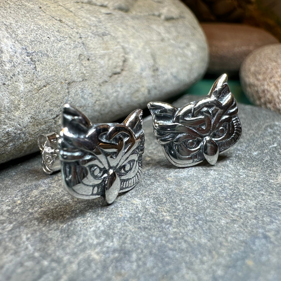 Lyssie Owl Stud Earrings