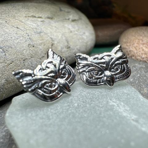 Load image into Gallery viewer, Lyssie Owl Stud Earrings
