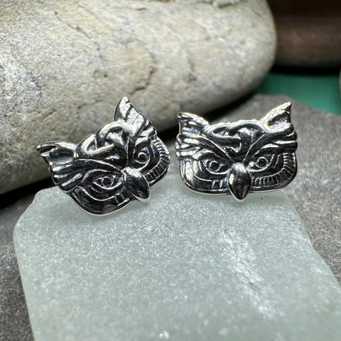 Load image into Gallery viewer, Lyssie Owl Stud Earrings
