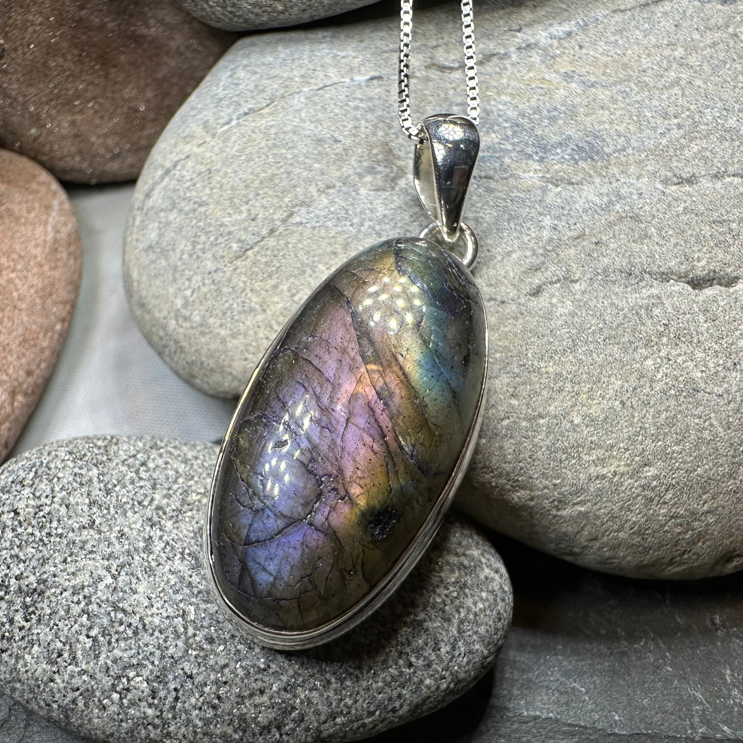 Celtic Purple Night Necklace — view 4
