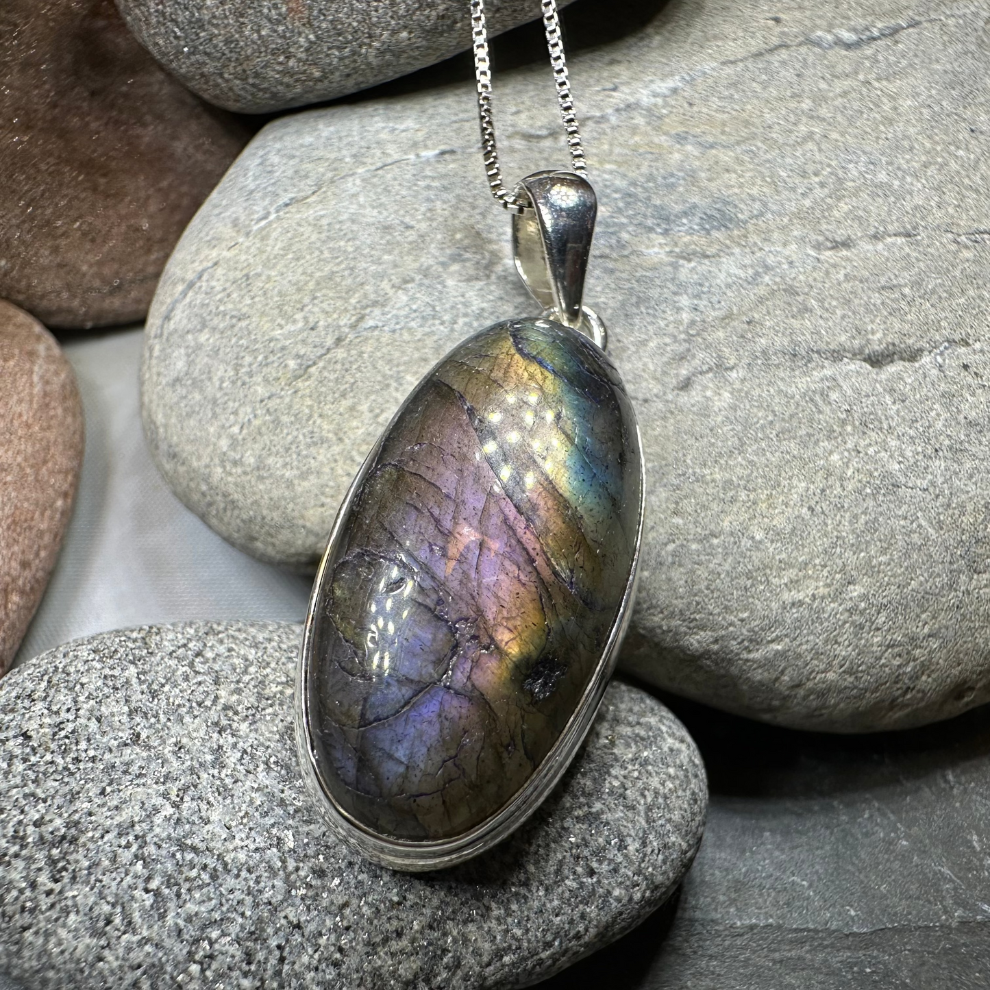Celtic Purple Night Necklace — view 7