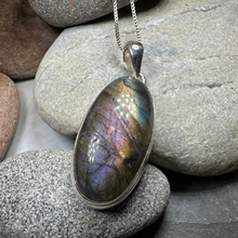 Load image into Gallery viewer, Celtic Purple Night Necklace
