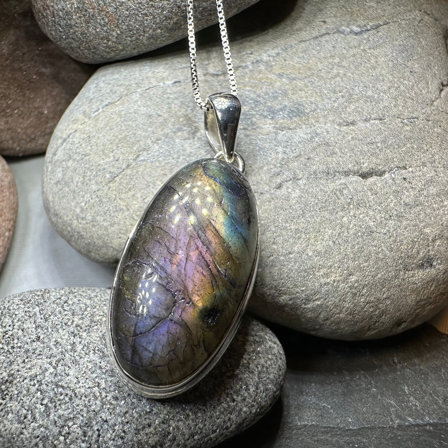 Celtic Purple Night Necklace — view 9