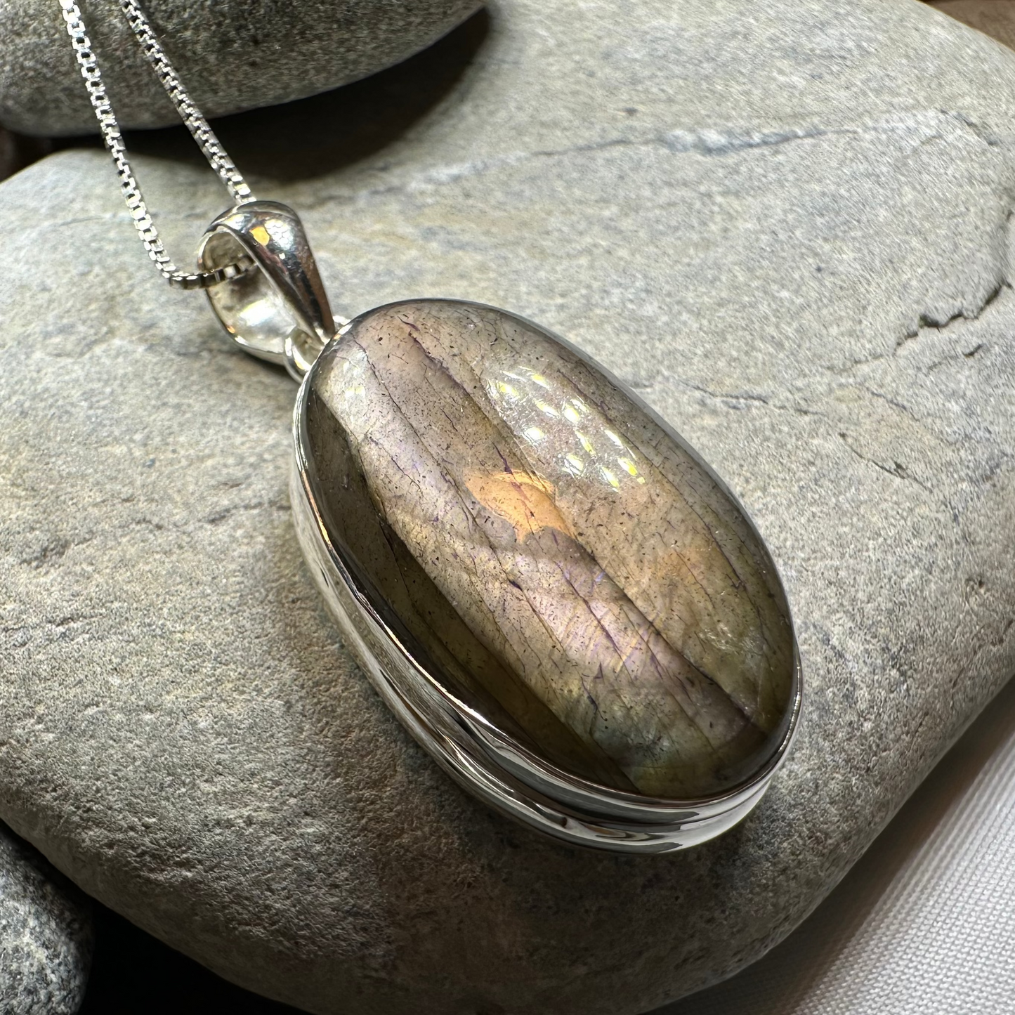 Celtic Purple Night Necklace — view 3