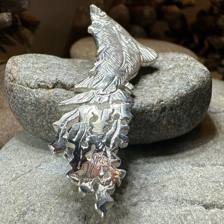 Artisan Irish Salmon of Knowledge Necklace - Made in Ireland