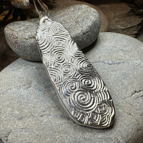 Load image into Gallery viewer, Artisan Newgrange Entrance Stone Necklace - Made in Ireland

