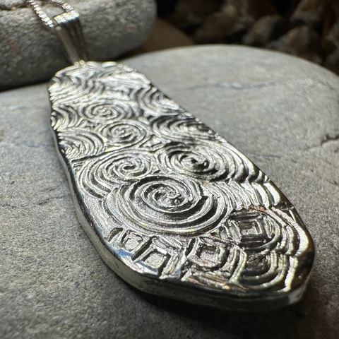 Load image into Gallery viewer, Artisan Newgrange Entrance Stone Necklace - Made in Ireland
