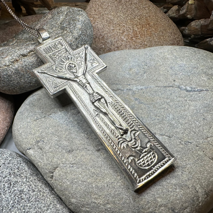 Artisan Irish Penal Crucifix Cross Necklace - Made in Ireland