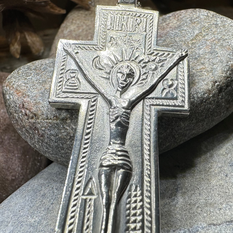Load image into Gallery viewer, Artisan Irish Penal Crucifix Cross Necklace - Made in Ireland
