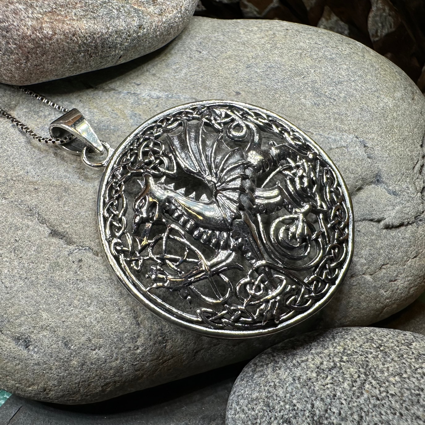 Welsh Dragon Necklace — view 7