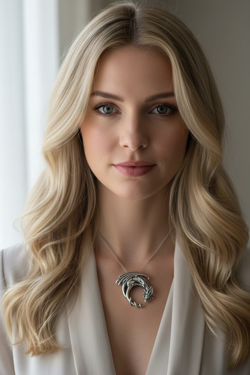 Xerxes Dragon Moon Necklace — view 2