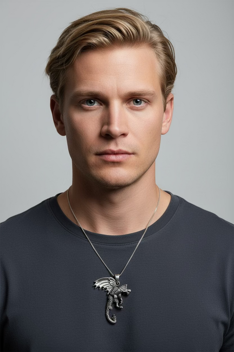 Load image into Gallery viewer, Zee Dragon Necklace
