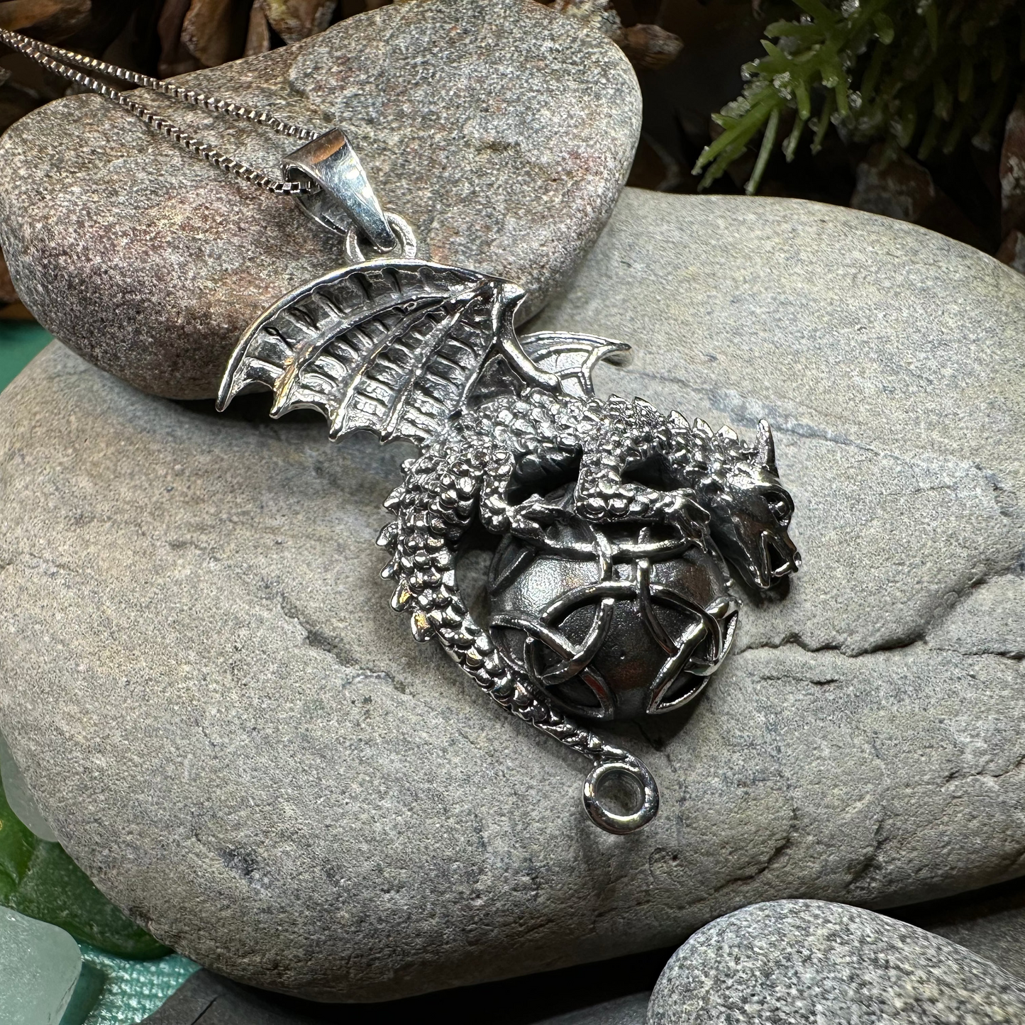 Archion Dragon Moon Necklace — view 6