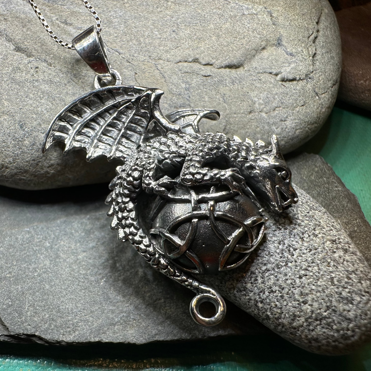 Archion Dragon Moon Necklace — view 4