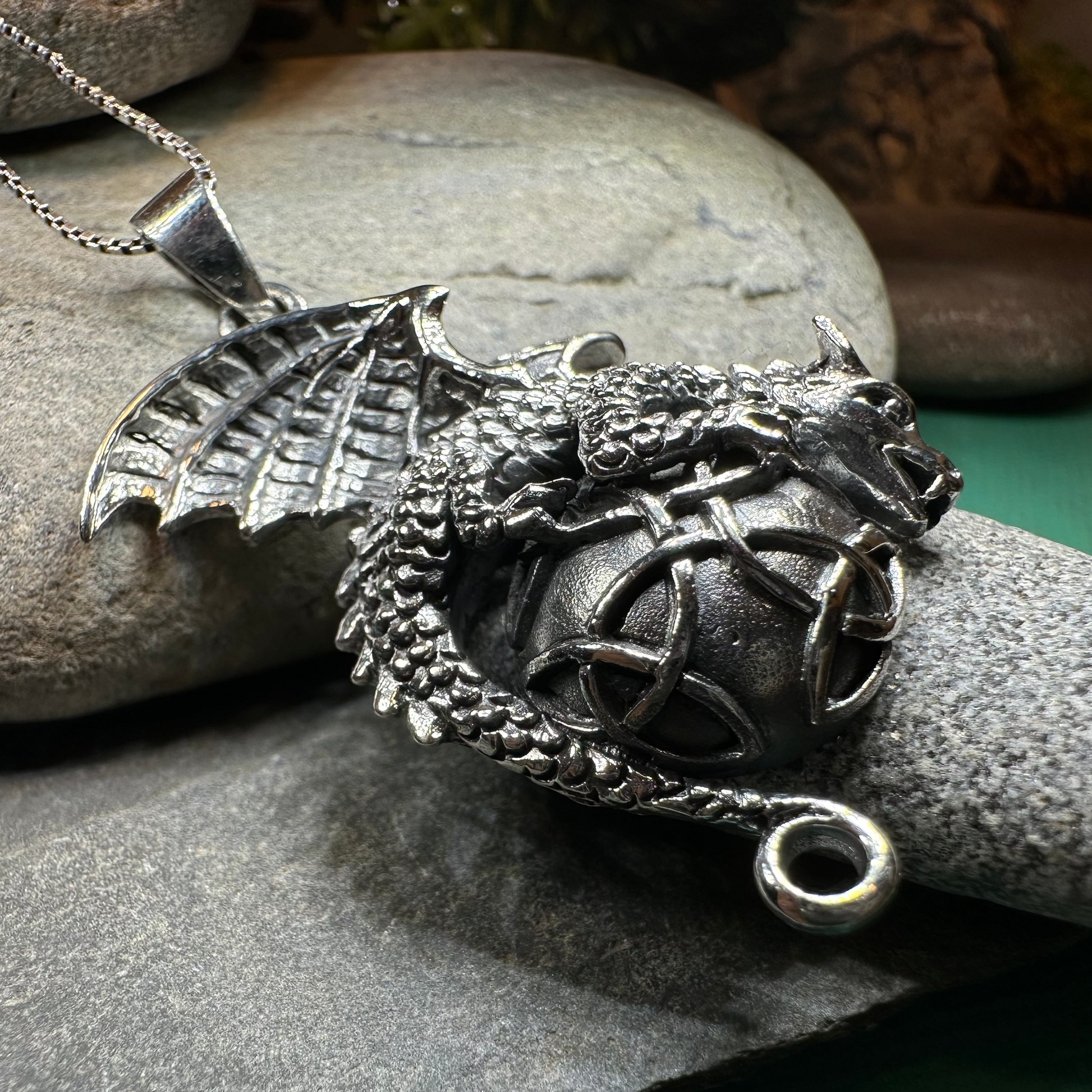 Archion Dragon Moon Necklace — view 2