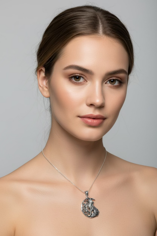 Mac Tíre Wolf Necklace — view 3