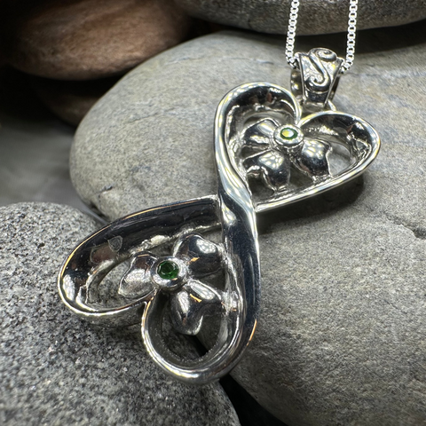 Load image into Gallery viewer, Shamrock Infinity Necklace
