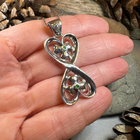 Load image into Gallery viewer, Shamrock Infinity Necklace
