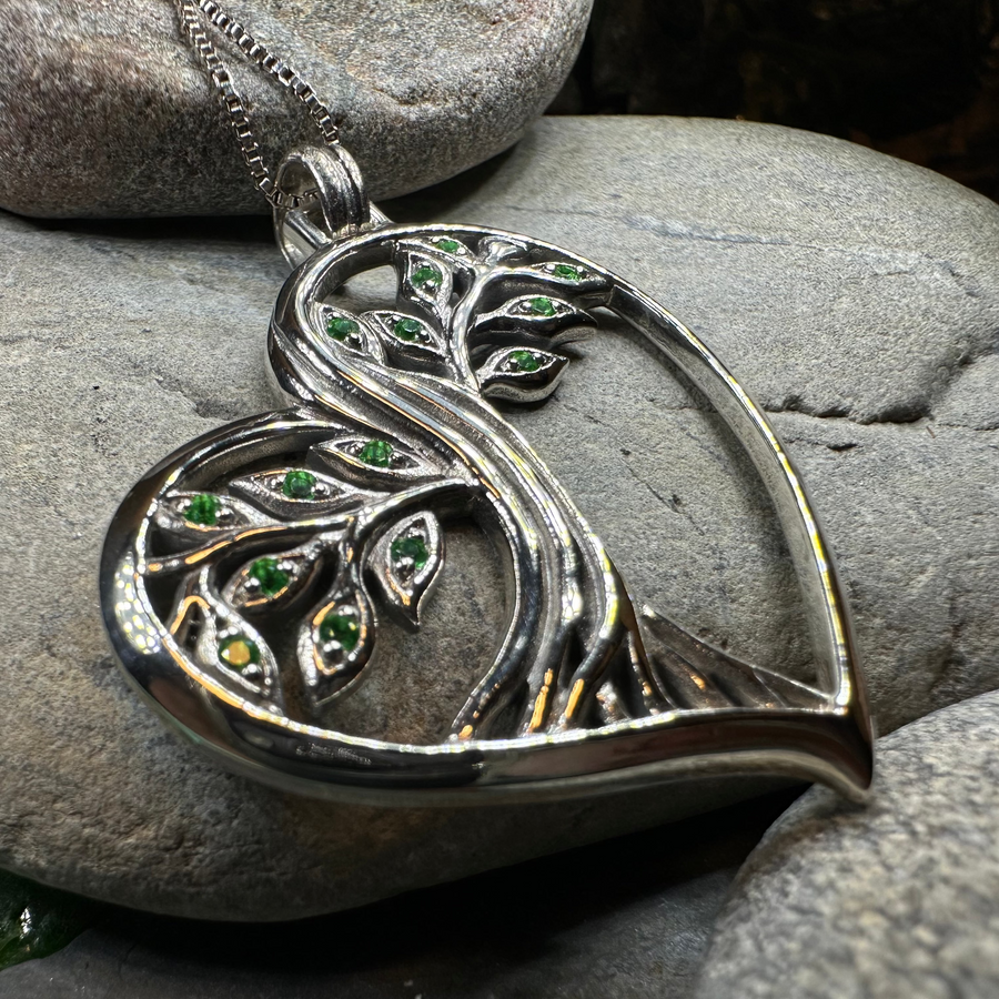 Lyssie Celtic Tree of Life Necklace in Sterling Silver
