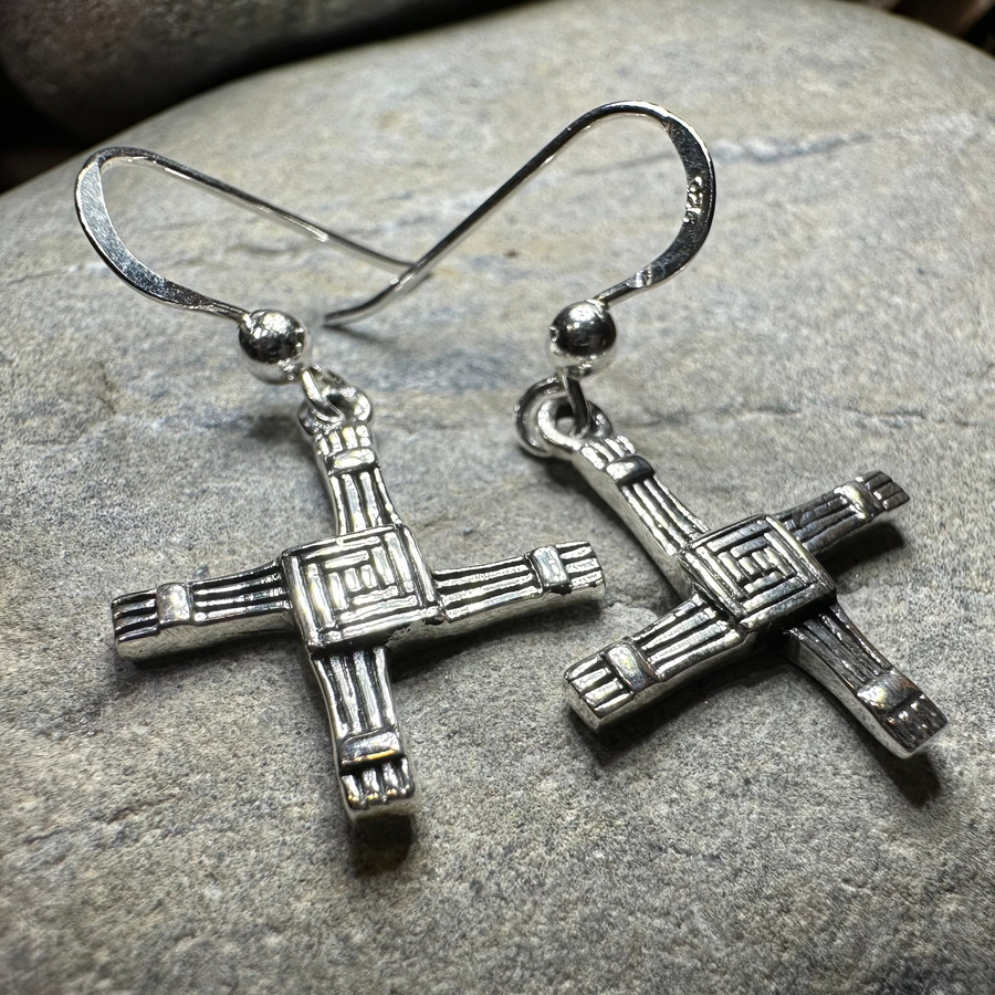 Ballyfarnan Saint Bridget's Cross Earrings