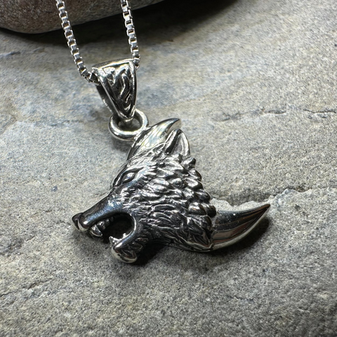 Load image into Gallery viewer, Wolf Moon Necklace
