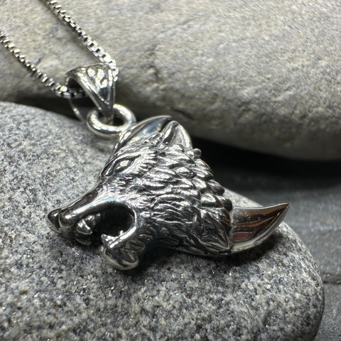 Load image into Gallery viewer, Wolf Moon Necklace
