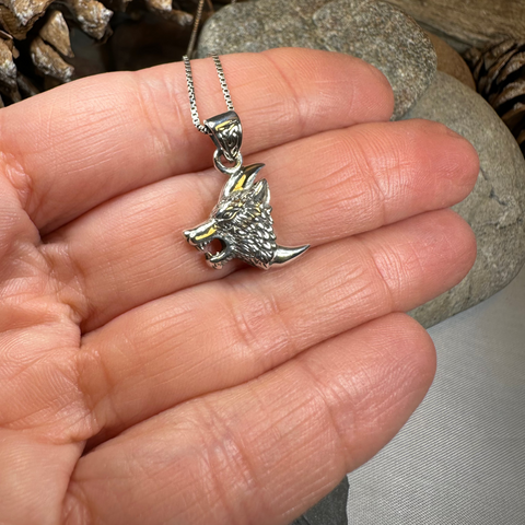 Load image into Gallery viewer, Wolf Moon Necklace
