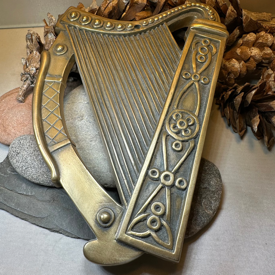 Celtic Harp Wall Plaque