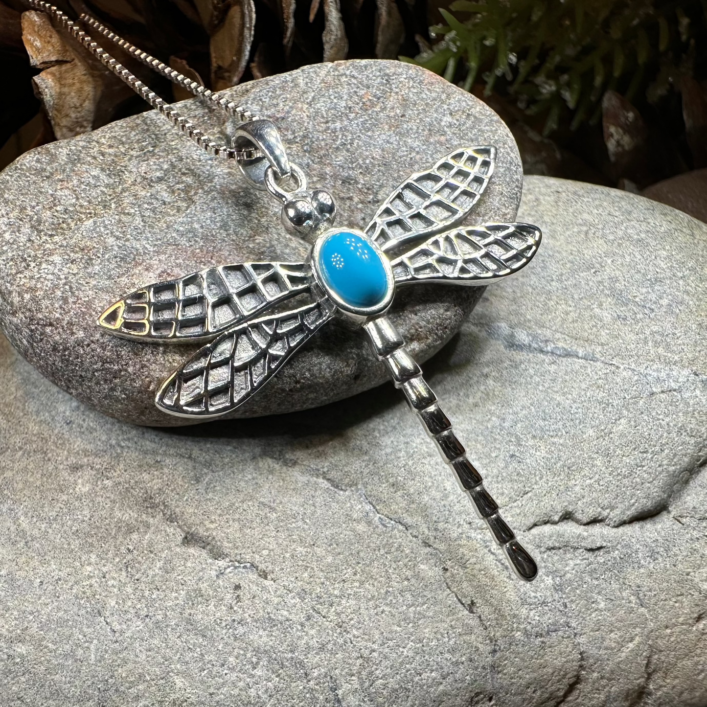 Turquoise Dragonfly Necklace