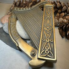 Load image into Gallery viewer, Celtic Harp Wall Plaque
