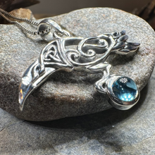 Load image into Gallery viewer, Celtic Raven Necklace
