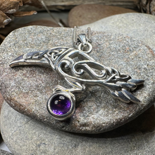 Load image into Gallery viewer, Celtic Raven Necklace
