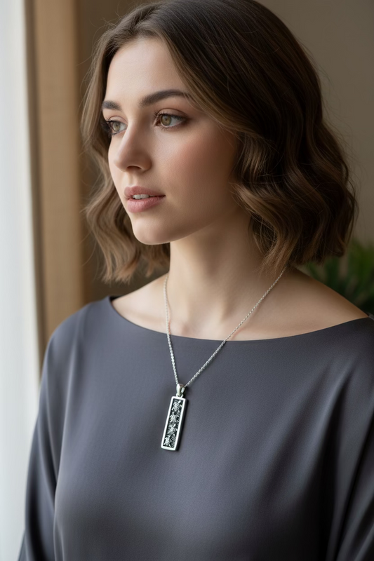 Hatchling Turtles Necklace in Sterling Silver