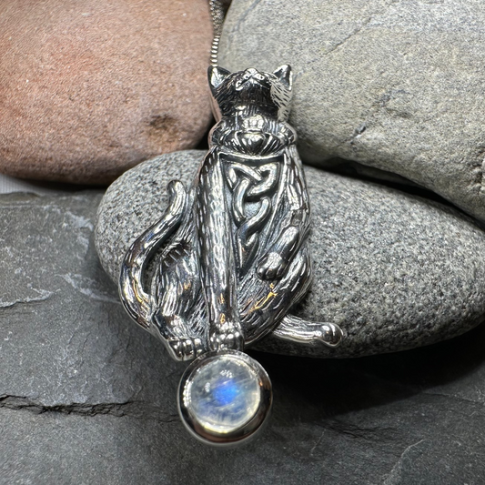 Claddagh Irish Cat Necklace — view 11