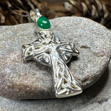 Load image into Gallery viewer, Eternal Light Celtic Cross Necklace
