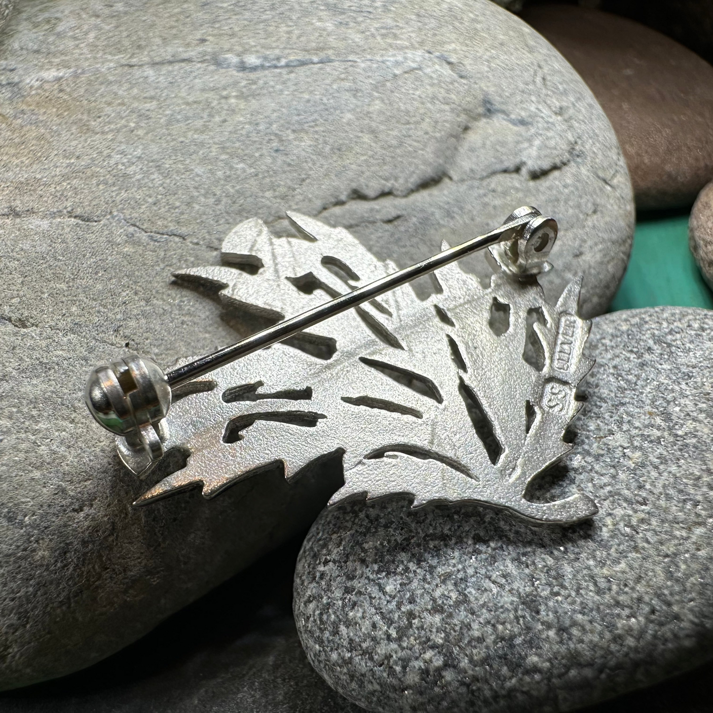 Larysa Scottish Thistle Brooch - Handmade in Scotland