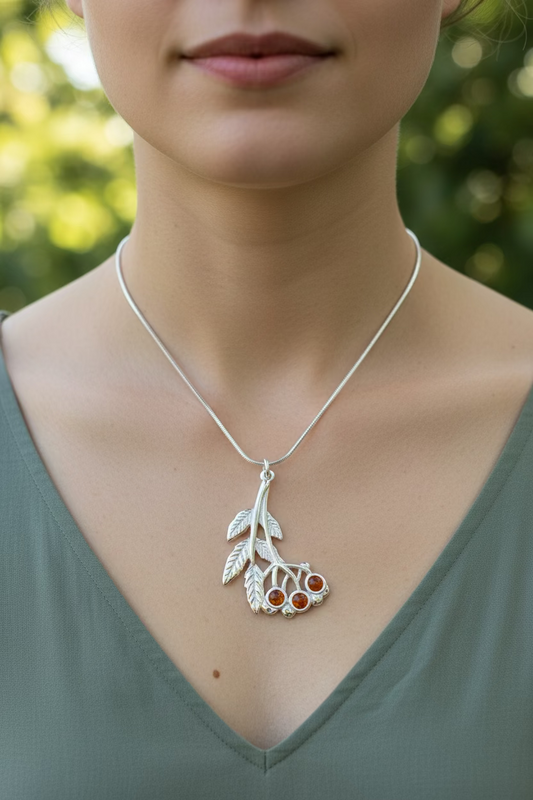 Rowan Tree of Life Necklace - Handmade in Scotland — view 3