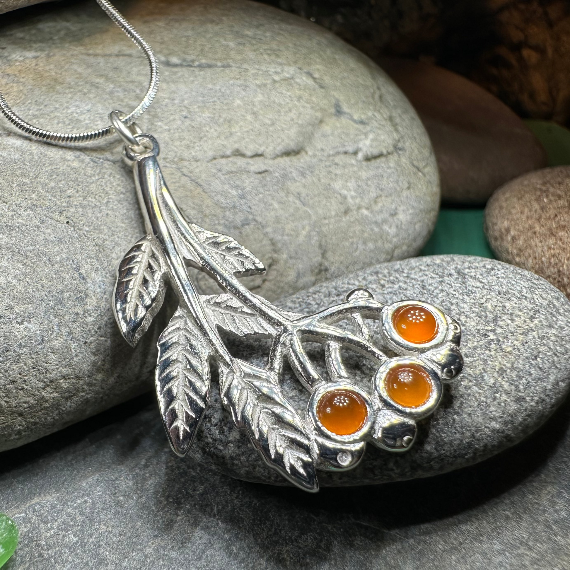 Rowan Tree of Life Necklace - Handmade in Scotland — view 4