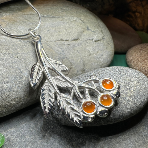 Load image into Gallery viewer, Rowan Tree of Life Necklace - Handmade in Scotland
