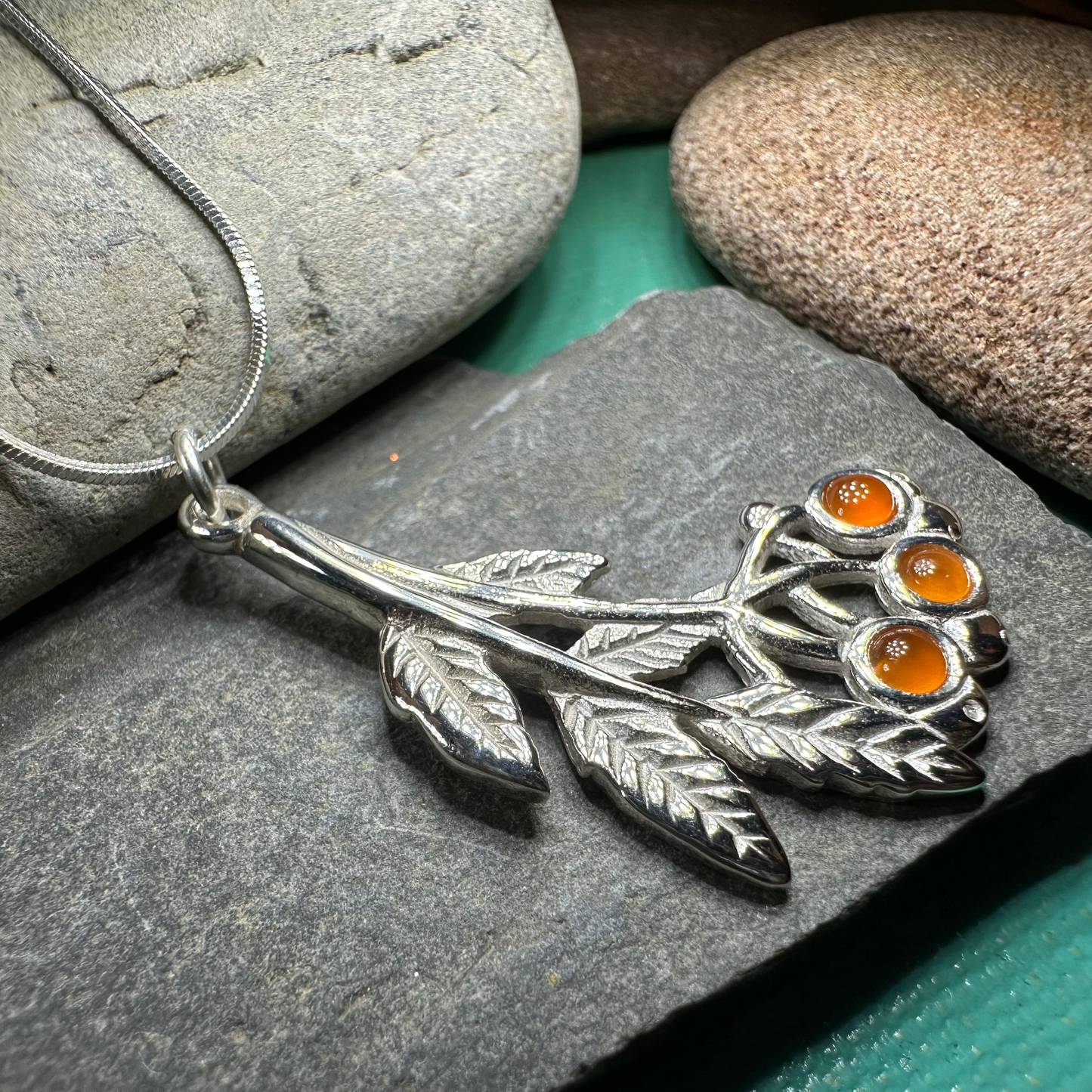 Rowan Tree of Life Necklace - Handmade in Scotland — view 10