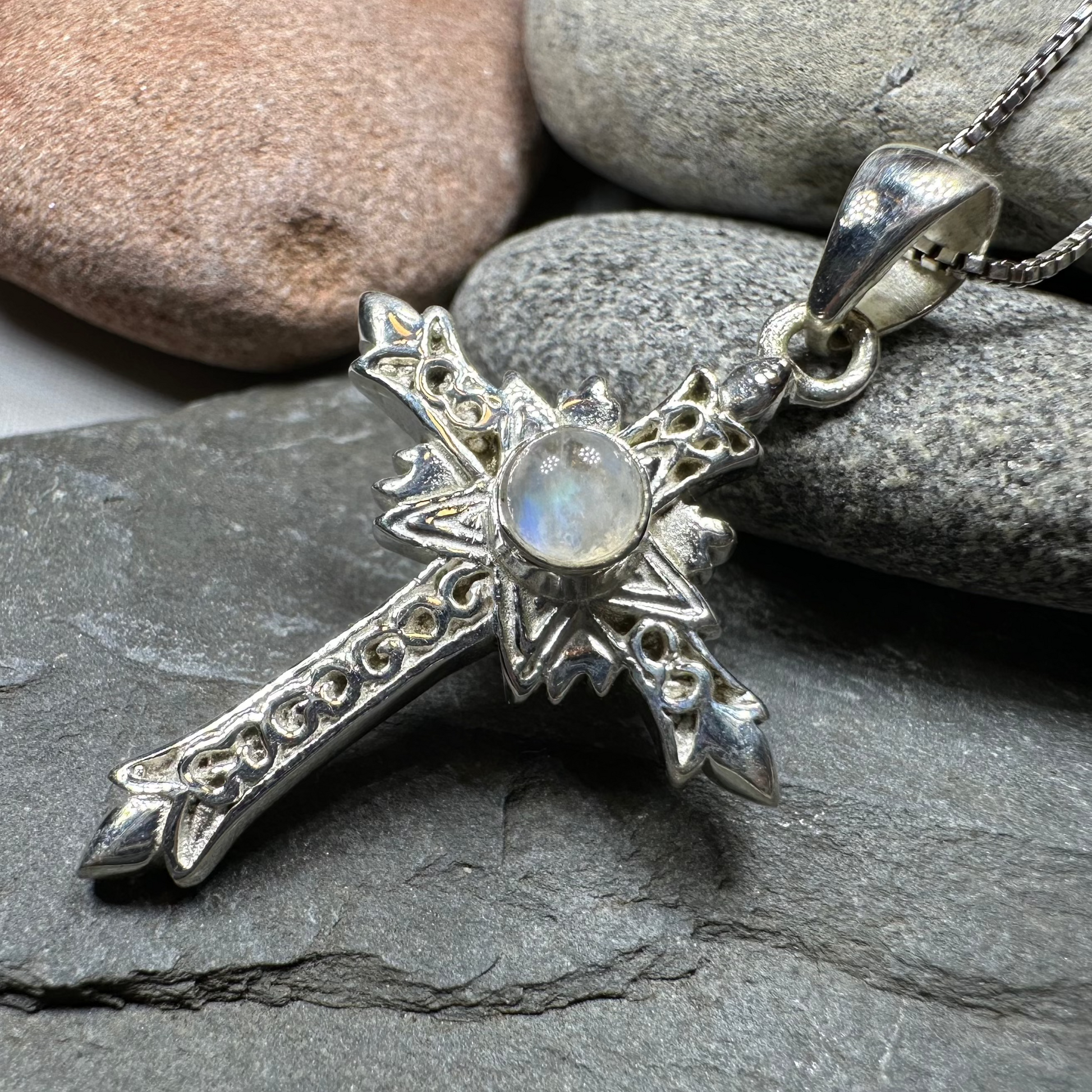 Dedication Celtic Cross Necklace — view 12