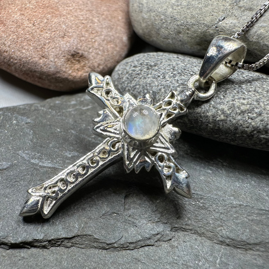 Dedication Celtic Cross Necklace — view 12