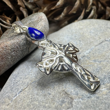Load image into Gallery viewer, Eternal Light Celtic Cross Necklace
