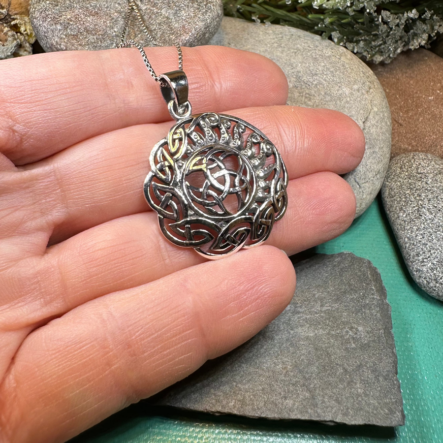 Sun Knot Necklace